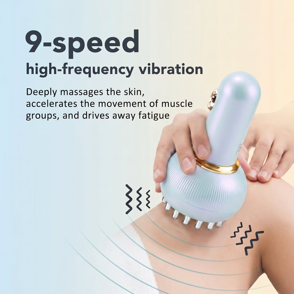 MuscleLuv™ EMS Lymphatic Drainage Massage Device with Red Light Therapy
