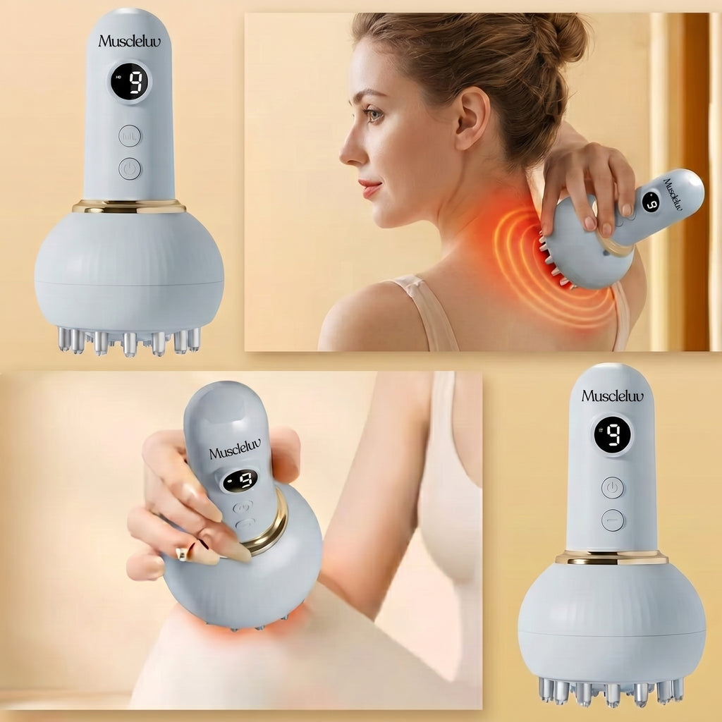 MuscleLuv™ EMS Lymphatic Drainage Massage Device with Red Light Therapy