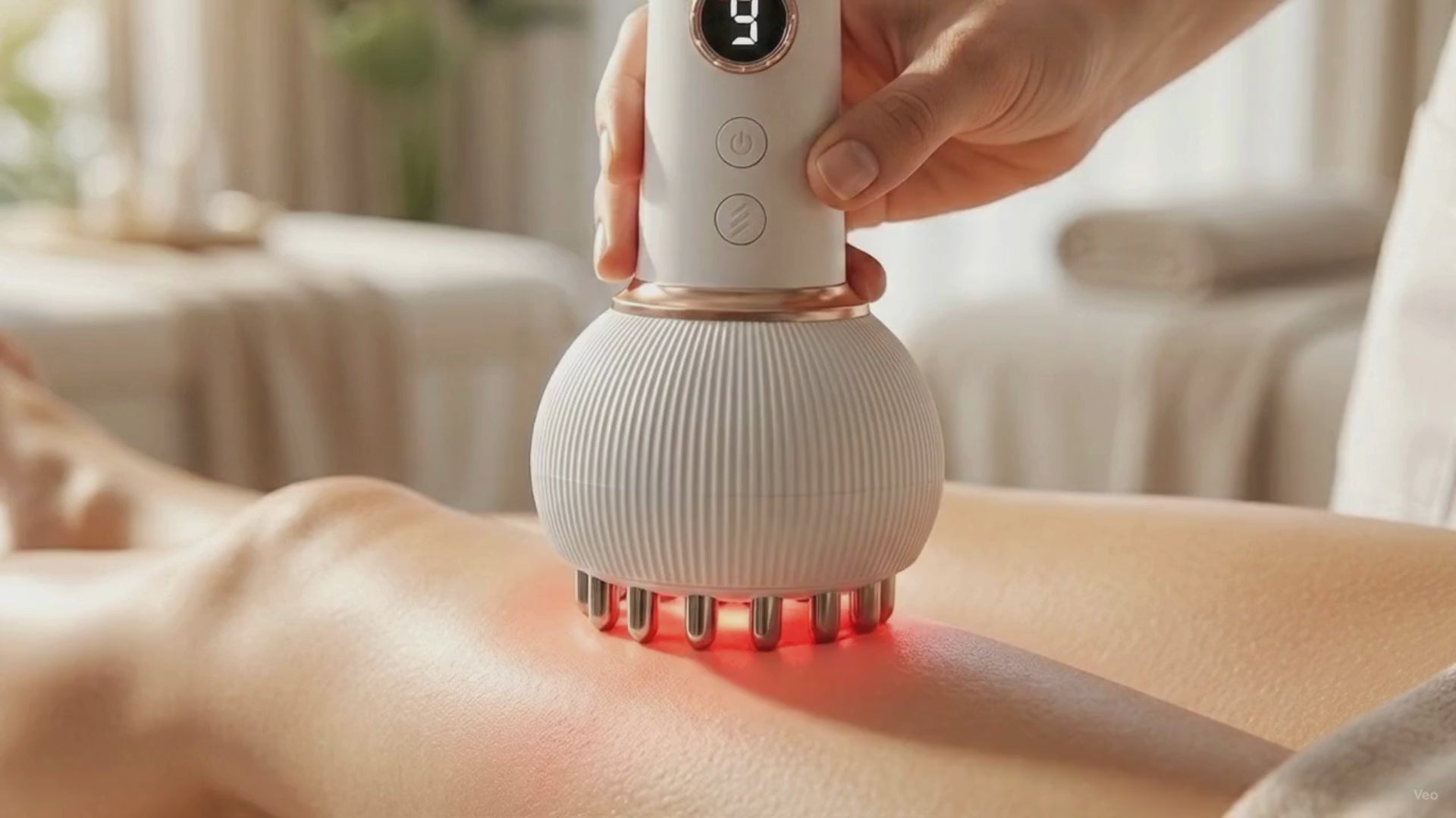 MuscleLuv™ EMS Lymphatic Drainage Massage Device with Red Light Therapy