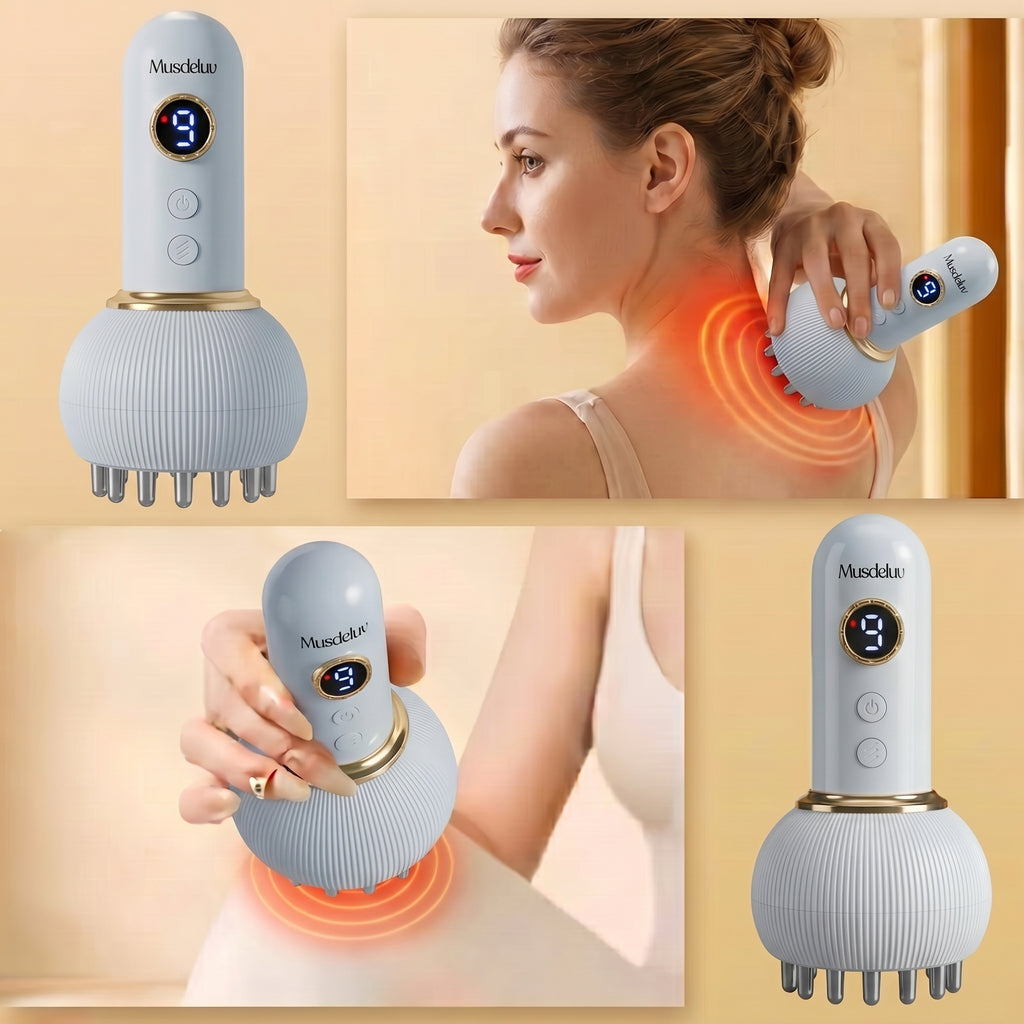 MuscleLuv™ EMS Lymphatic Drainage Massage Device with Red Light Therapy